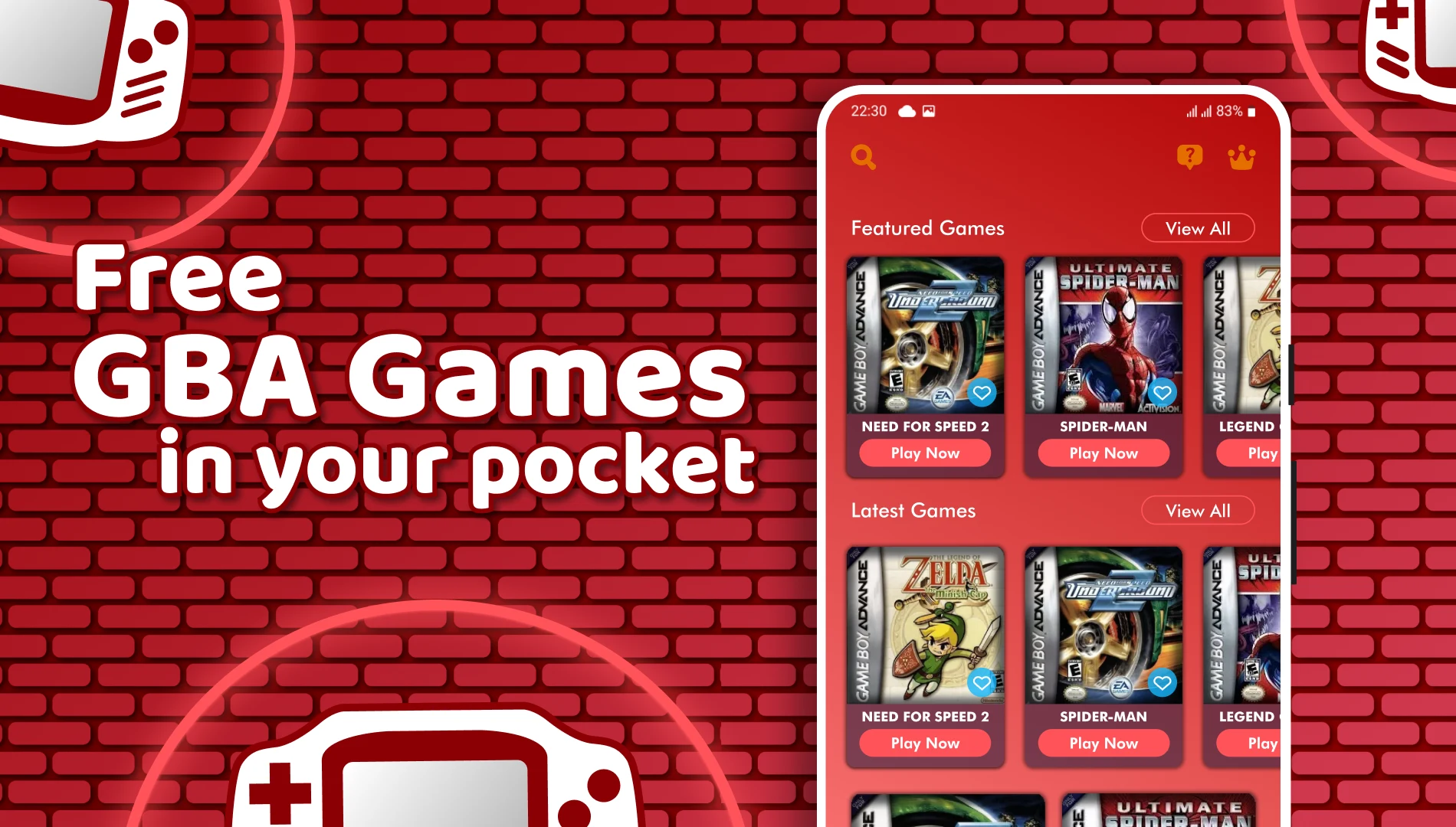 GBA Emulator - 90s Retro Games screenshot
